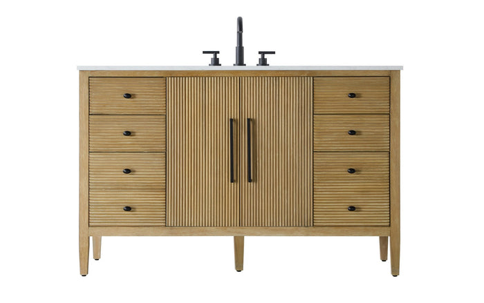 Elegant Lighting - VF29654LO - Bathroom Vanity - Blakely - Linen Oak