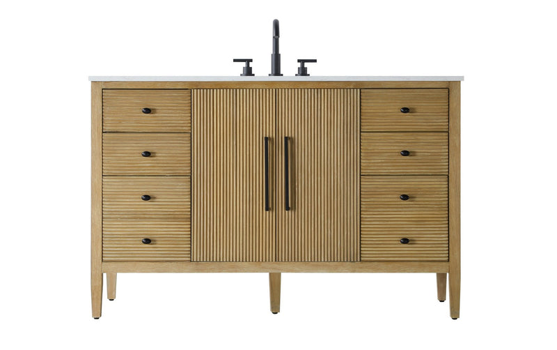 Elegant Lighting - VF29654LO - Bathroom Vanity - Blakely - Linen Oak