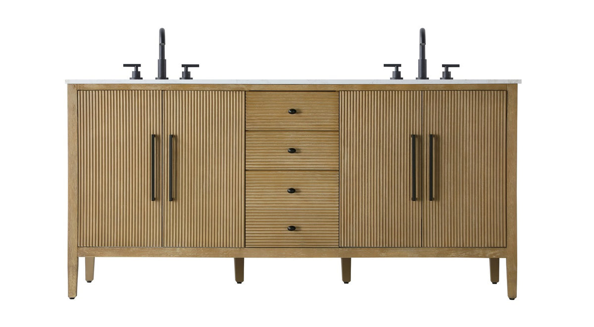 Elegant Lighting - VF29672DLO - Bathroom Vanity - Blakely - Linen Oak