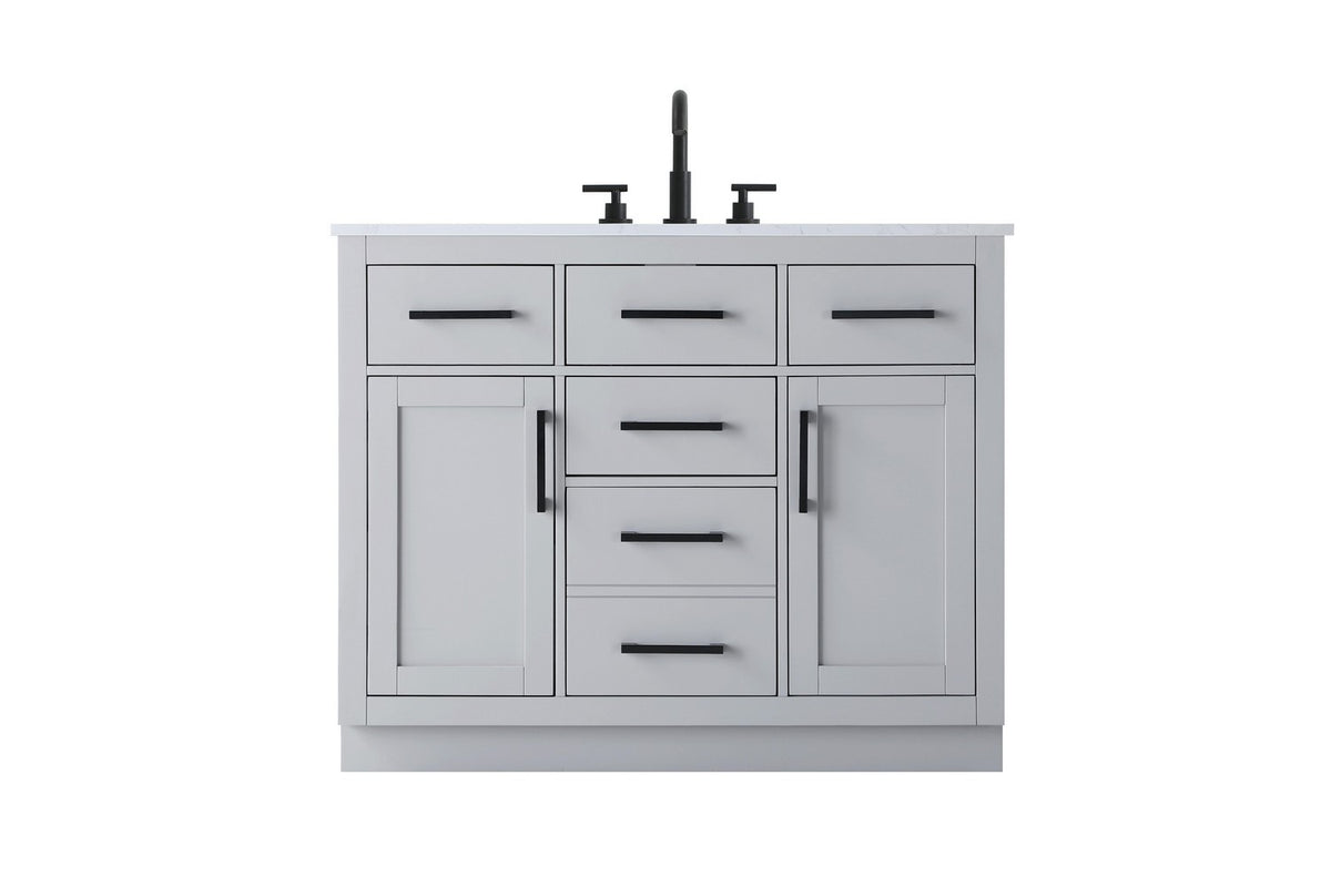 Elegant Lighting - VF29742GR - Bathroom Vanity - Alden - Grey