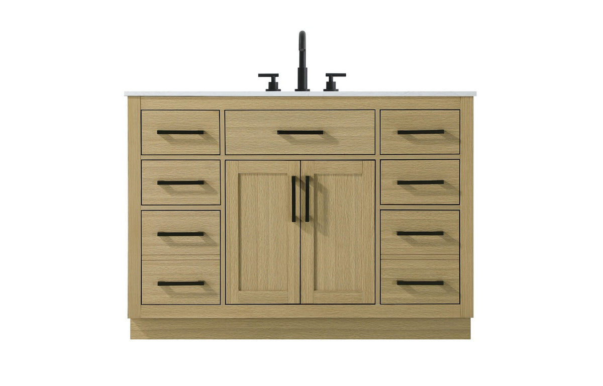 Elegant Lighting - VF29748MHB - Bathroom Vanity - Alden - Honey Brown
