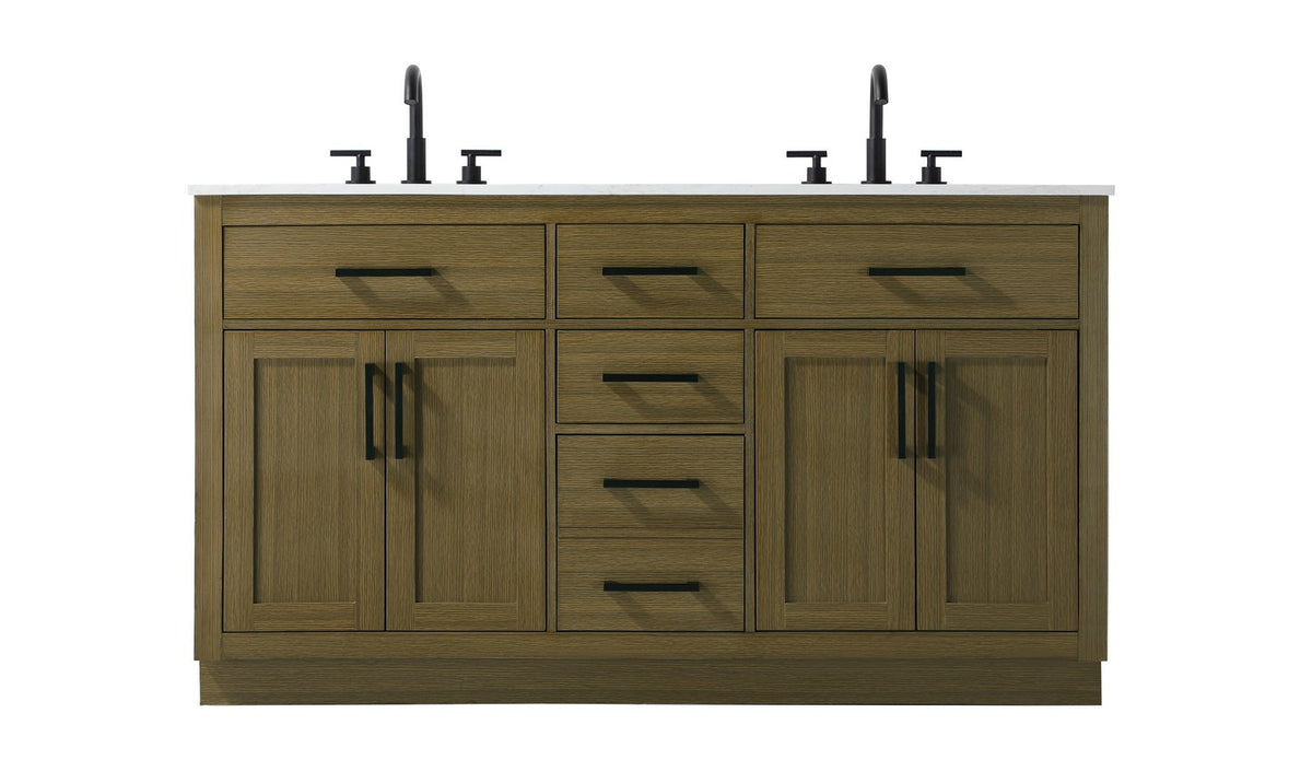 Elegant Lighting - VF29760DMCB - Bathroom Vanity - Alden - Chestnut Brown