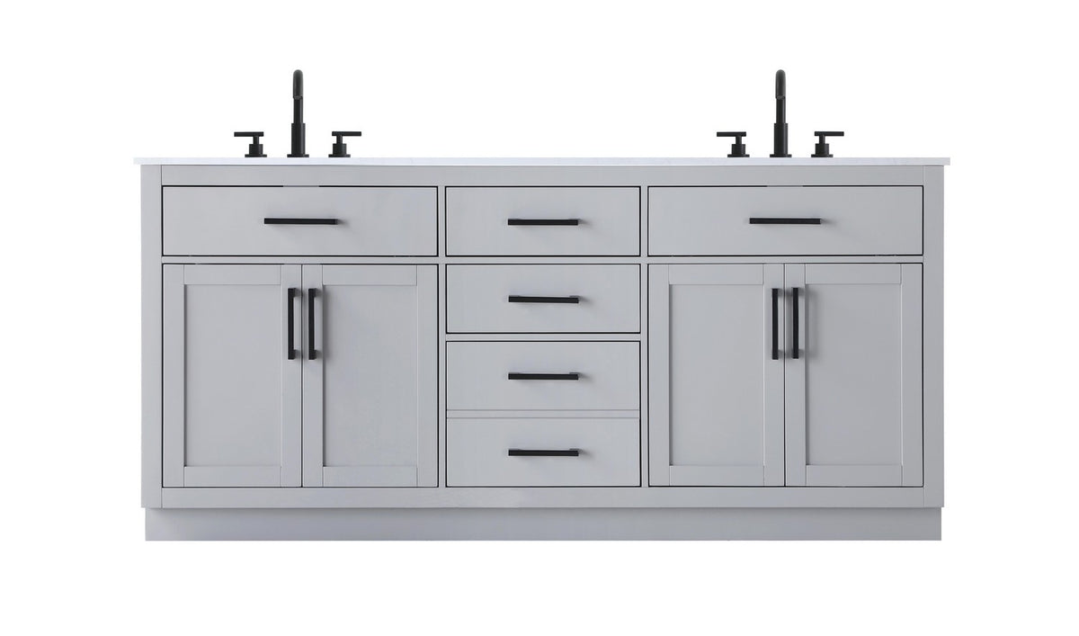 Elegant Lighting - VF29772DGR - Bathroom Vanity - Alden - Grey