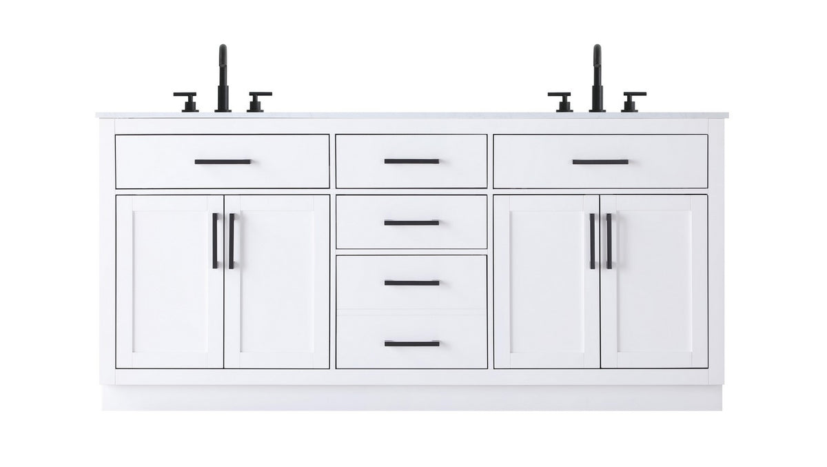 Elegant Lighting - VF29772DWH - Bathroom Vanity - Alden - White