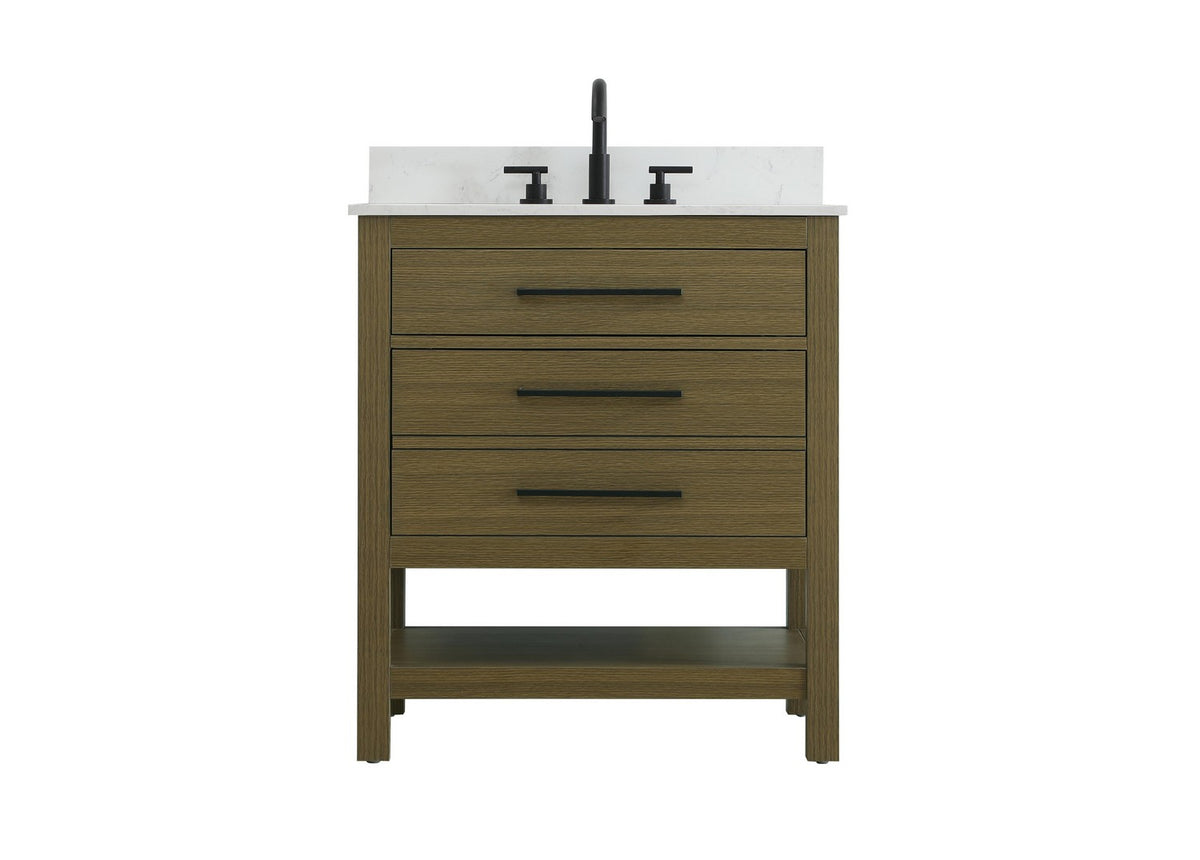Elegant Lighting - VF60530MCB-BS - Bathroom Vanity - Karson - Chestnut Brown
