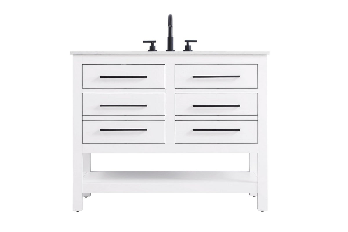 Elegant Lighting - VF60542WH - Bathroom Vanity - Karson - White