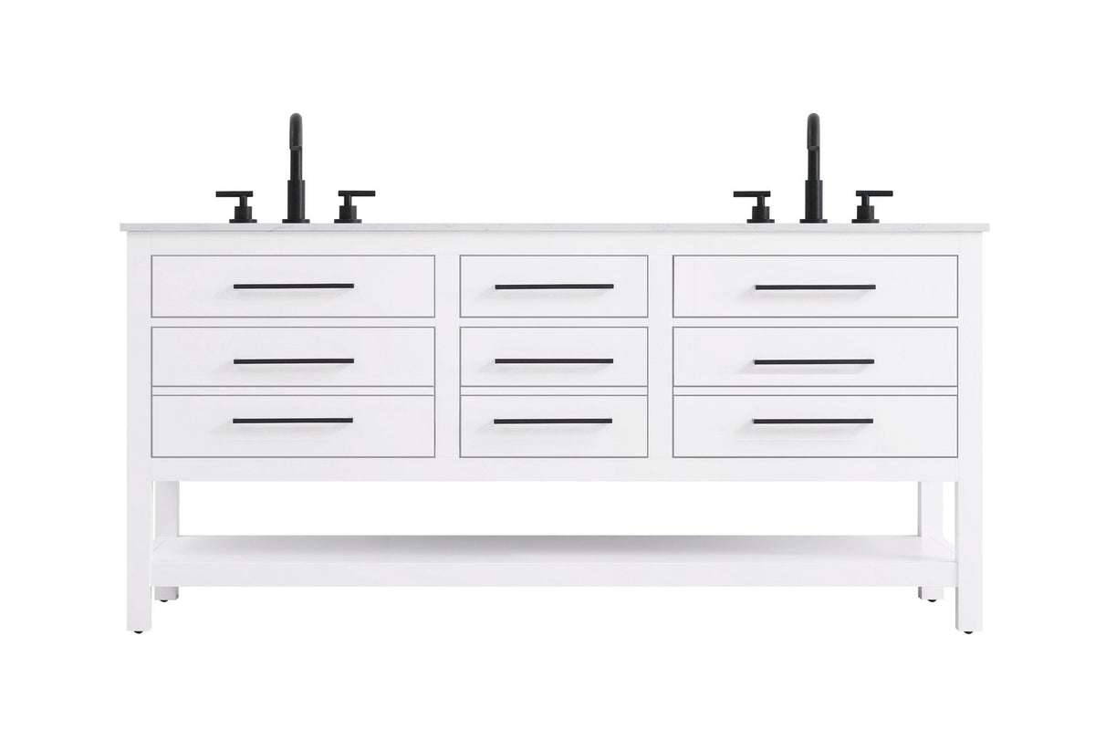 Elegant Lighting - VF60572DWH - Bathroom Vanity - Karson - White