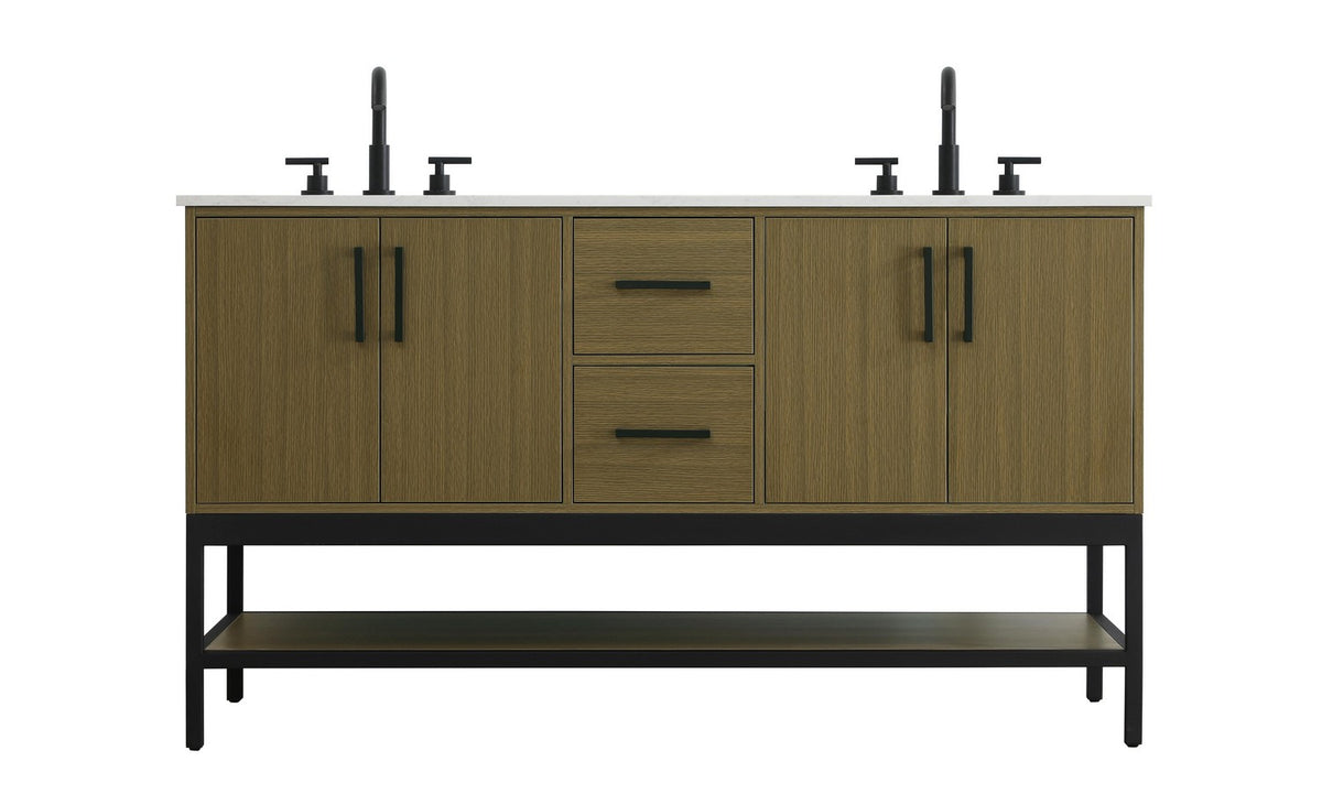 Elegant Lighting - VF60760DMCB - Bathroom Vanity - Lennox - Chestnut Brown