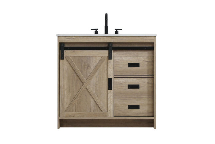 Elegant Lighting - VF90536NT - Bathroom Vanity - Austin - Natural Oak