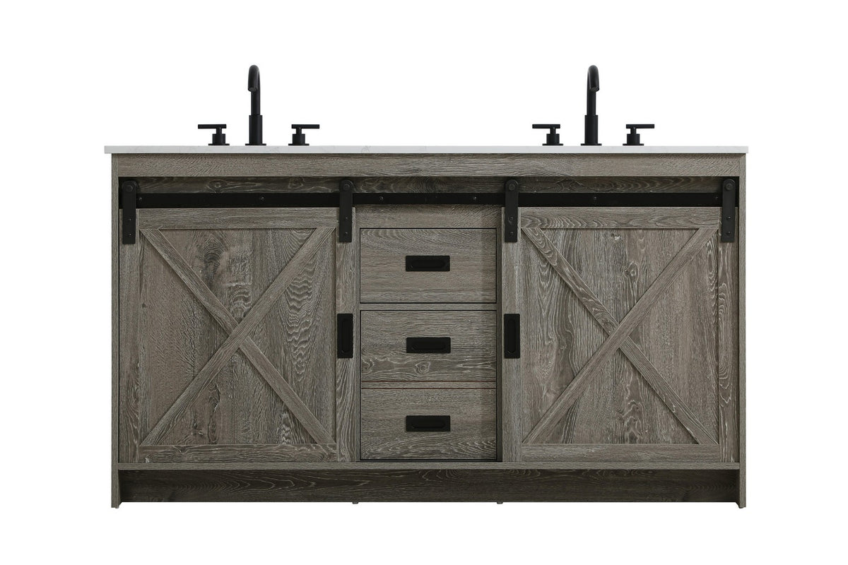 Elegant Lighting - VF90560DRG - Bathroom Vanity - Austin - Rustic Grey