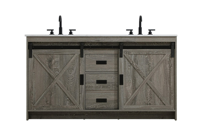 Elegant Lighting - VF90560DRG - Bathroom Vanity - Austin - Rustic Grey