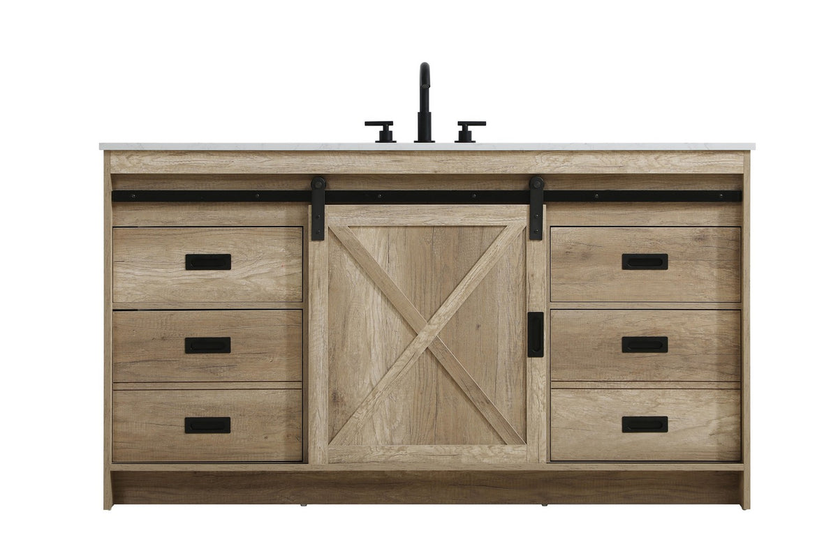 Elegant Lighting - VF90560NT - Bathroom Vanity - Austin - Natural Oak
