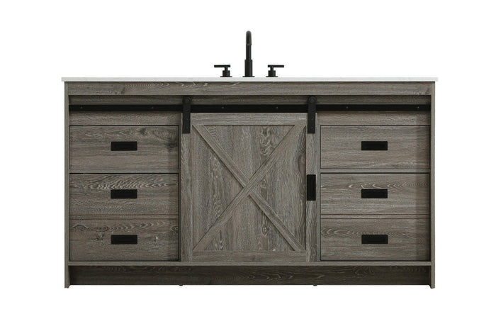 Elegant Lighting - VF90560RG - Bathroom Vanity - Austin - Rustic Grey