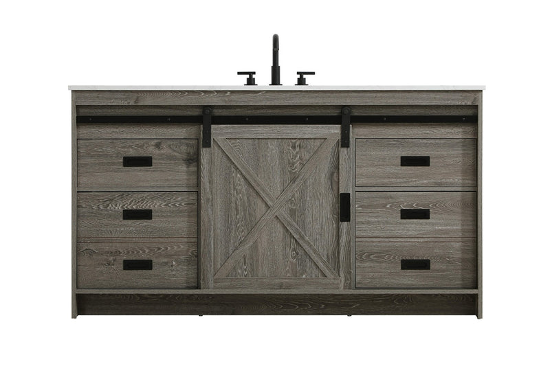 Elegant Lighting - VF90560RG - Bathroom Vanity - Austin - Rustic Grey