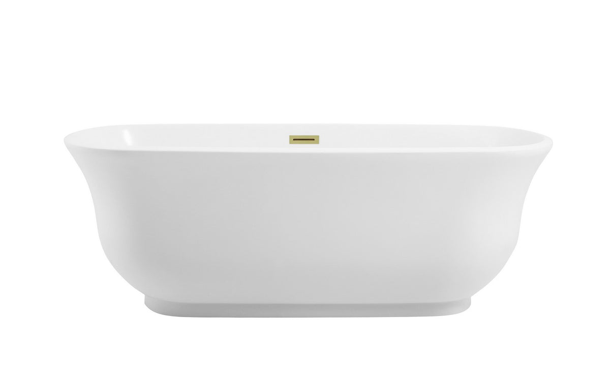 Elegant Lighting - BT10267GW-BGD - Soaking Bathtub - Coralie
