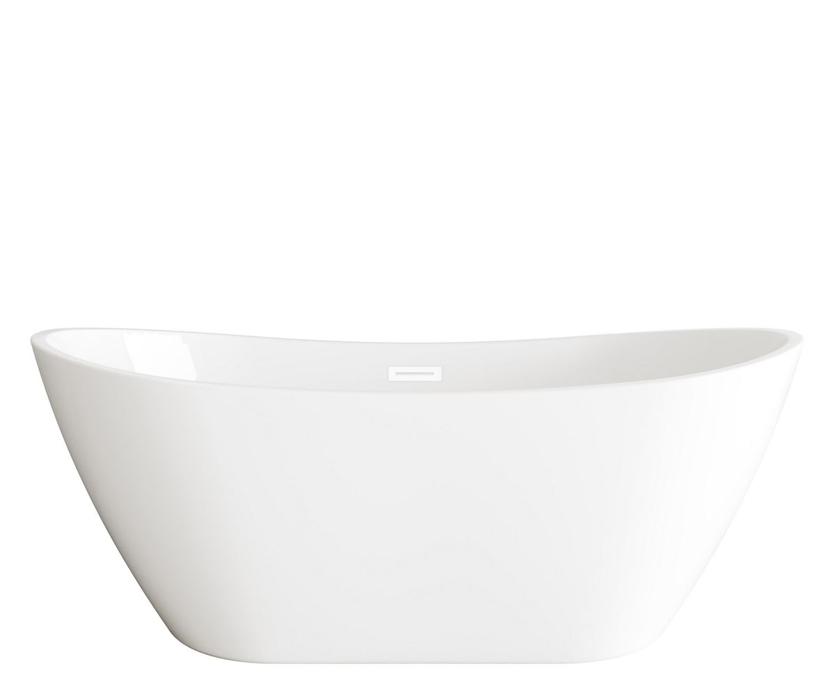 Elegant Lighting - BT10372GW-WHT - Soaking Bathtub - Ines
