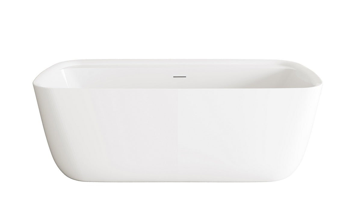 Elegant Lighting - BT10567GW-BNK - Soaking Bathtub - Calum - Glossy White