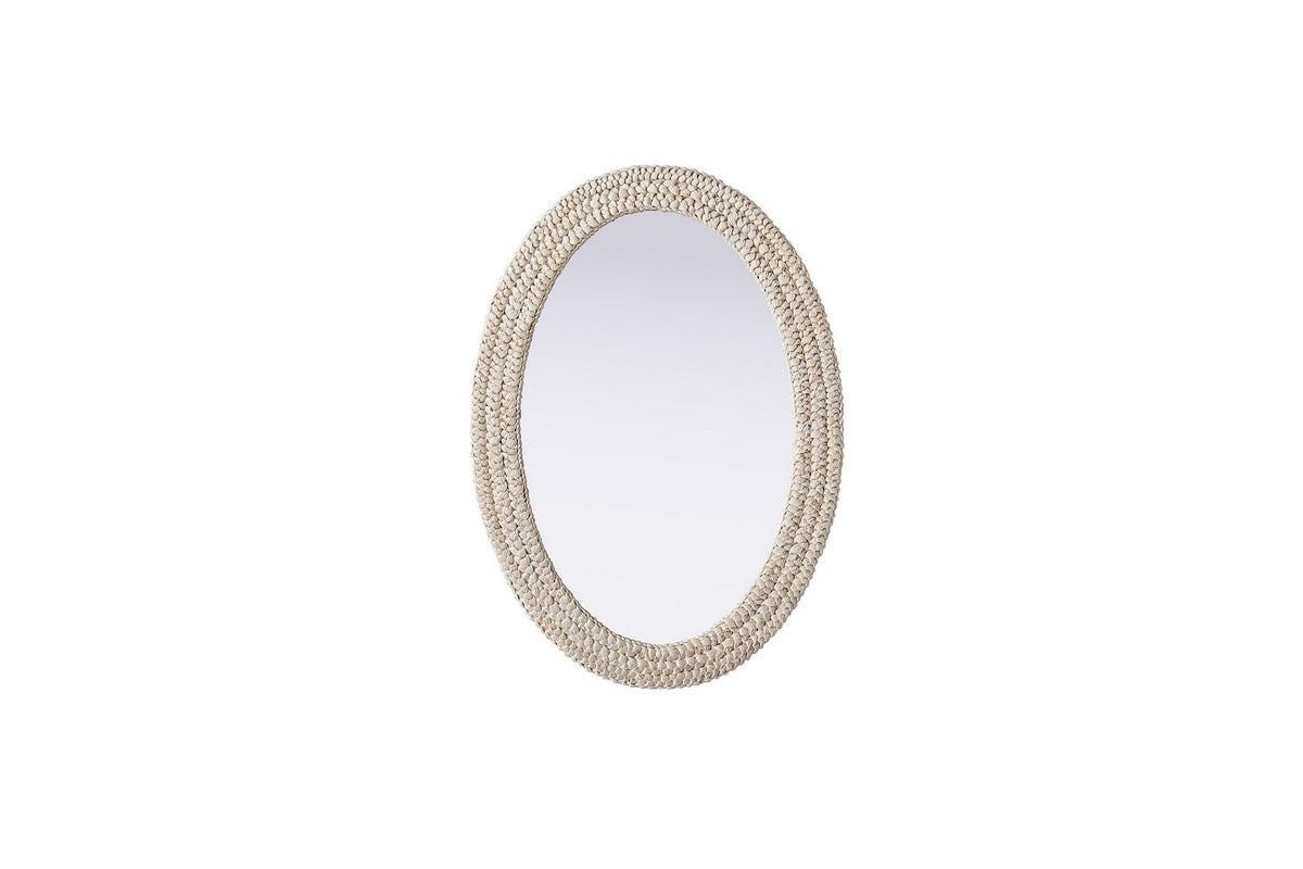 Elegant Lighting - MR4C3042LN - Mirror - Marlowe - Linen White