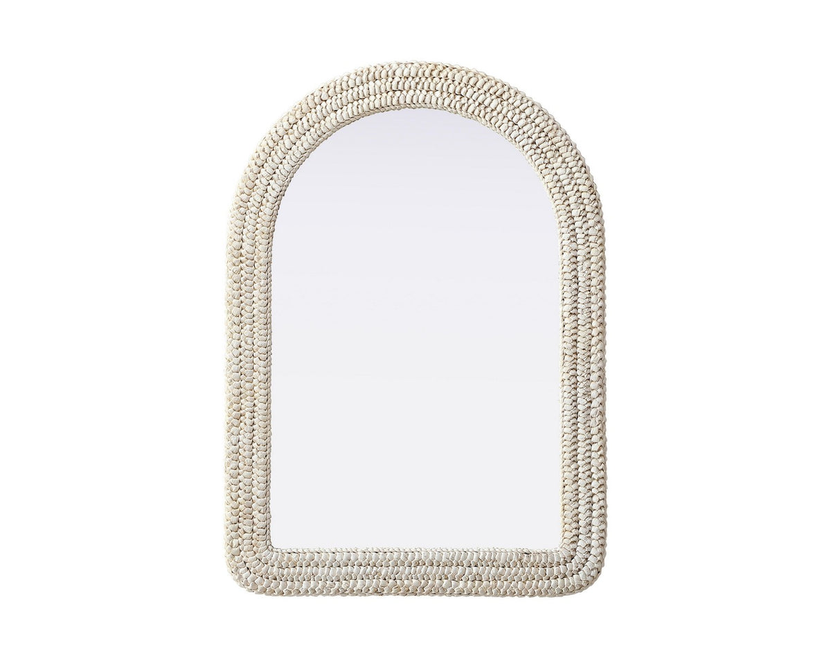 Elegant Lighting - MR4G3042LN - Mirror - Marlowe - Linen White