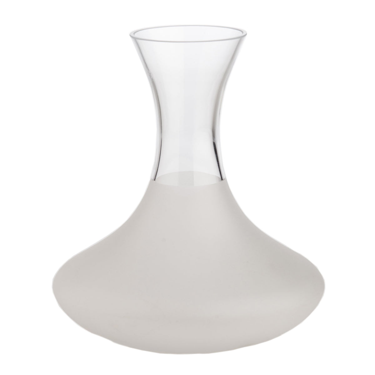 Abigails Frosted and Clear Carafe