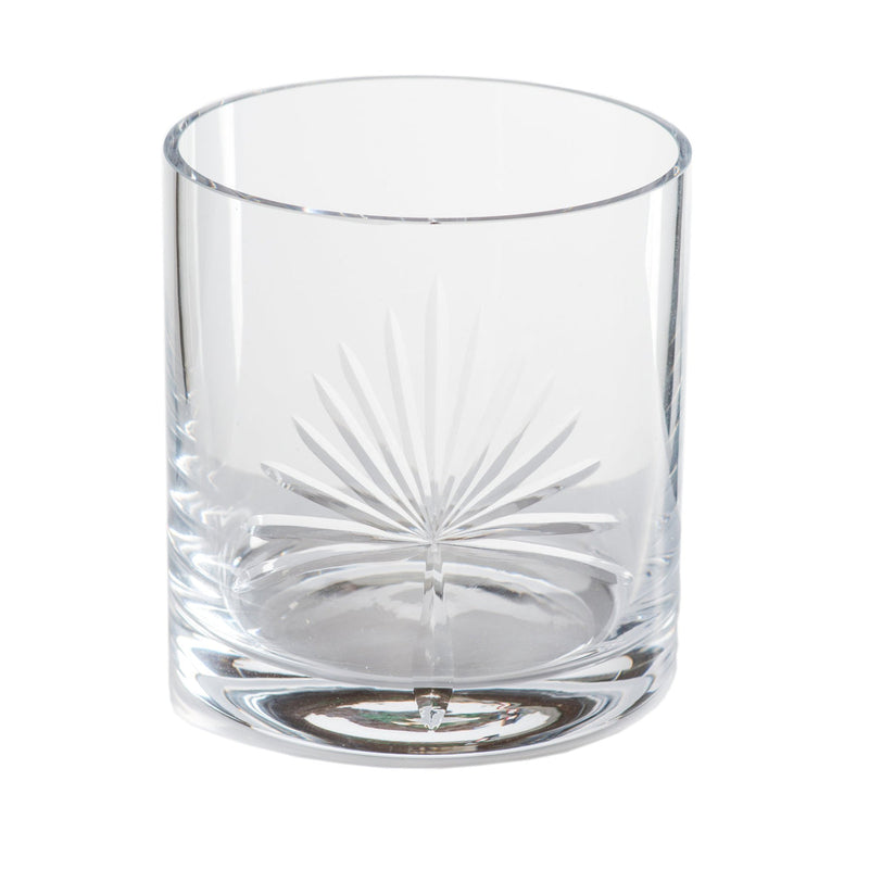 Abigails Palmetto Double Old-Fashioned Glass, Set of 4