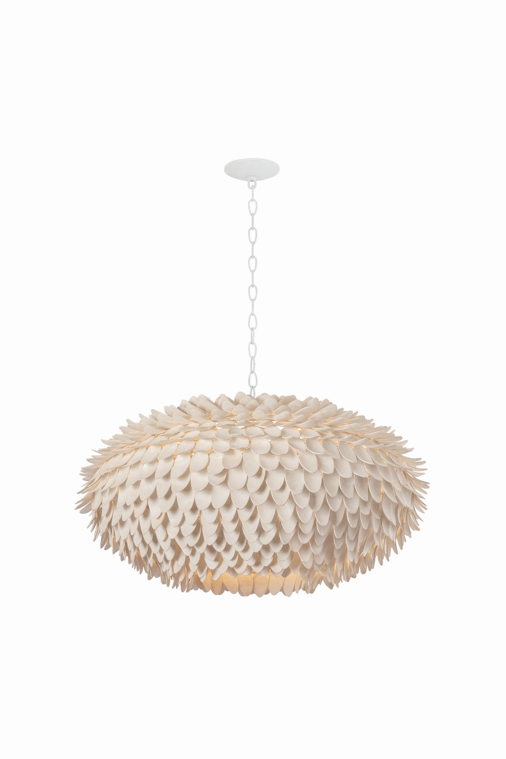 Hudson Valley - 1966-WP - Six Light Pendant - Alsen - White Plaster