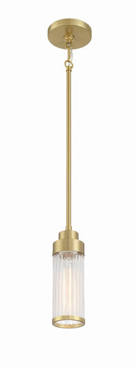 Craftmade - 60191-SB - One Light Mini Pendant - Whittley - Satin Brass