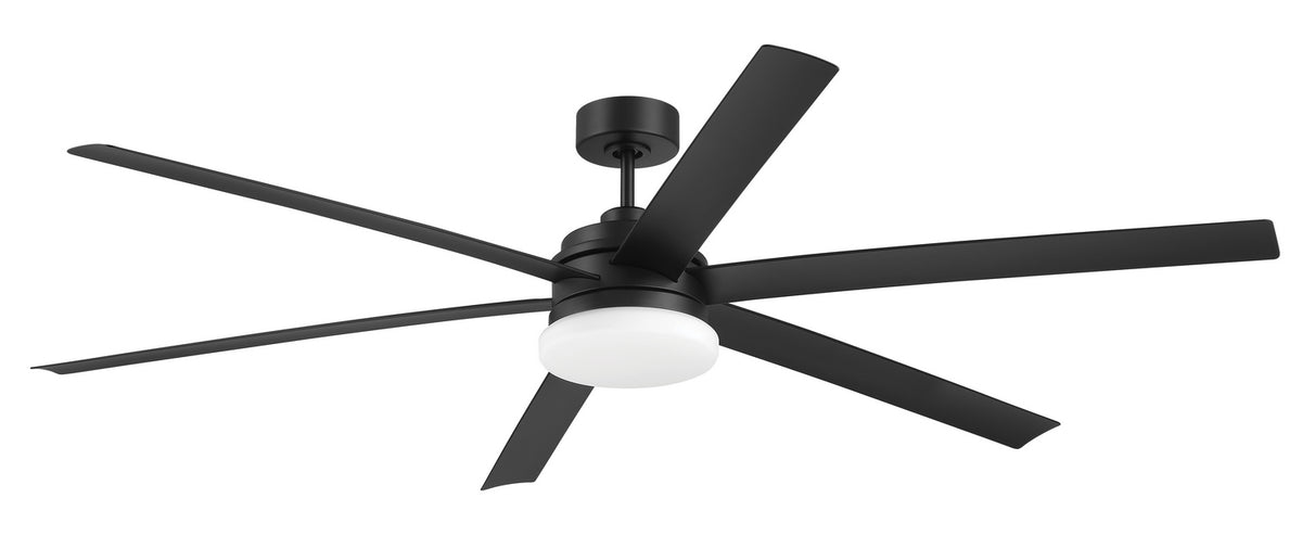 Craftmade - CLZ72FB6 - 72" Ceiling Fan - Chilz - Flat Black