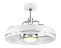 Craftmade - TYL24WPLN3 - 20" Ceiling Fan - Taylor - White/Polished Nickel