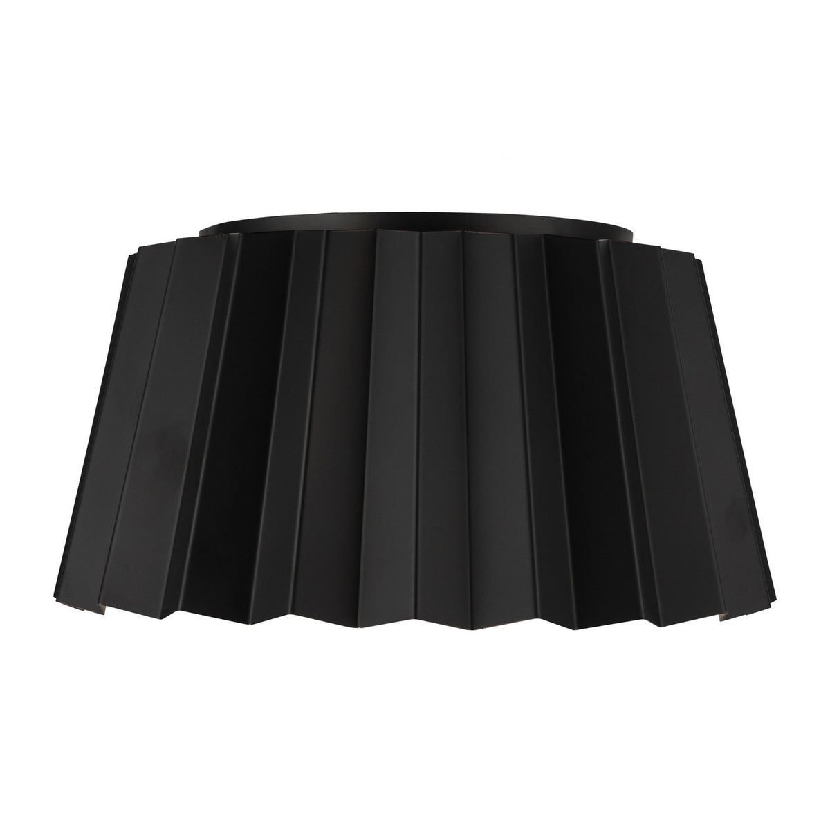 Alora - FM528514MB - Two Light Flush Mount - Plisse - Matte Black