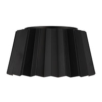 Alora - FM528514MB - Two Light Flush Mount - Plisse - Matte Black