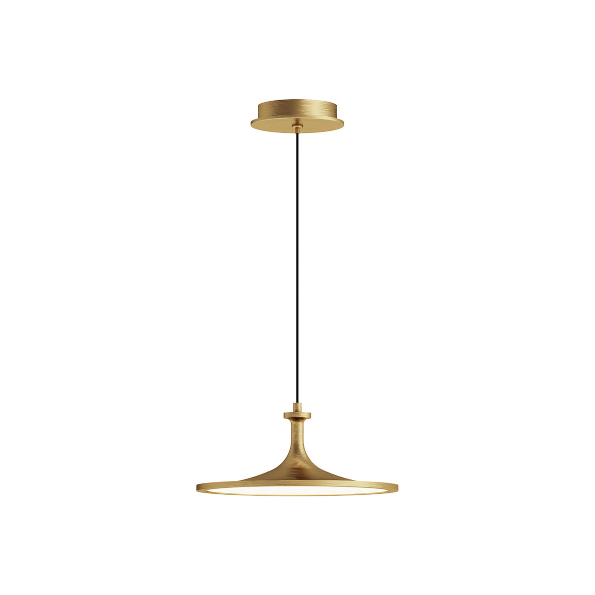 Alora - PD418012BG-UNV - LED Pendant - Issa - Brushed Gold