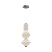 Alora - PD530341BNOP-UNV - LED Pendant - Bijou - Brushed Nickel/Opal Matte Glass