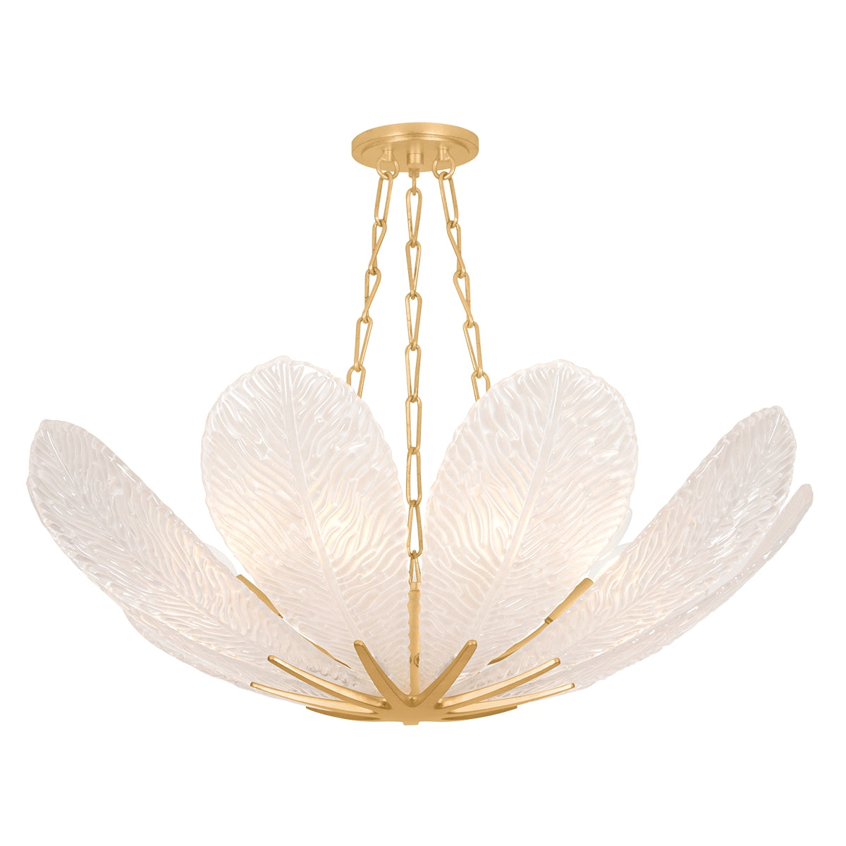 Corbett Lighting - 538-34-VGL - Nine Light Chandelier - Galena - Vintage Gold Leaf