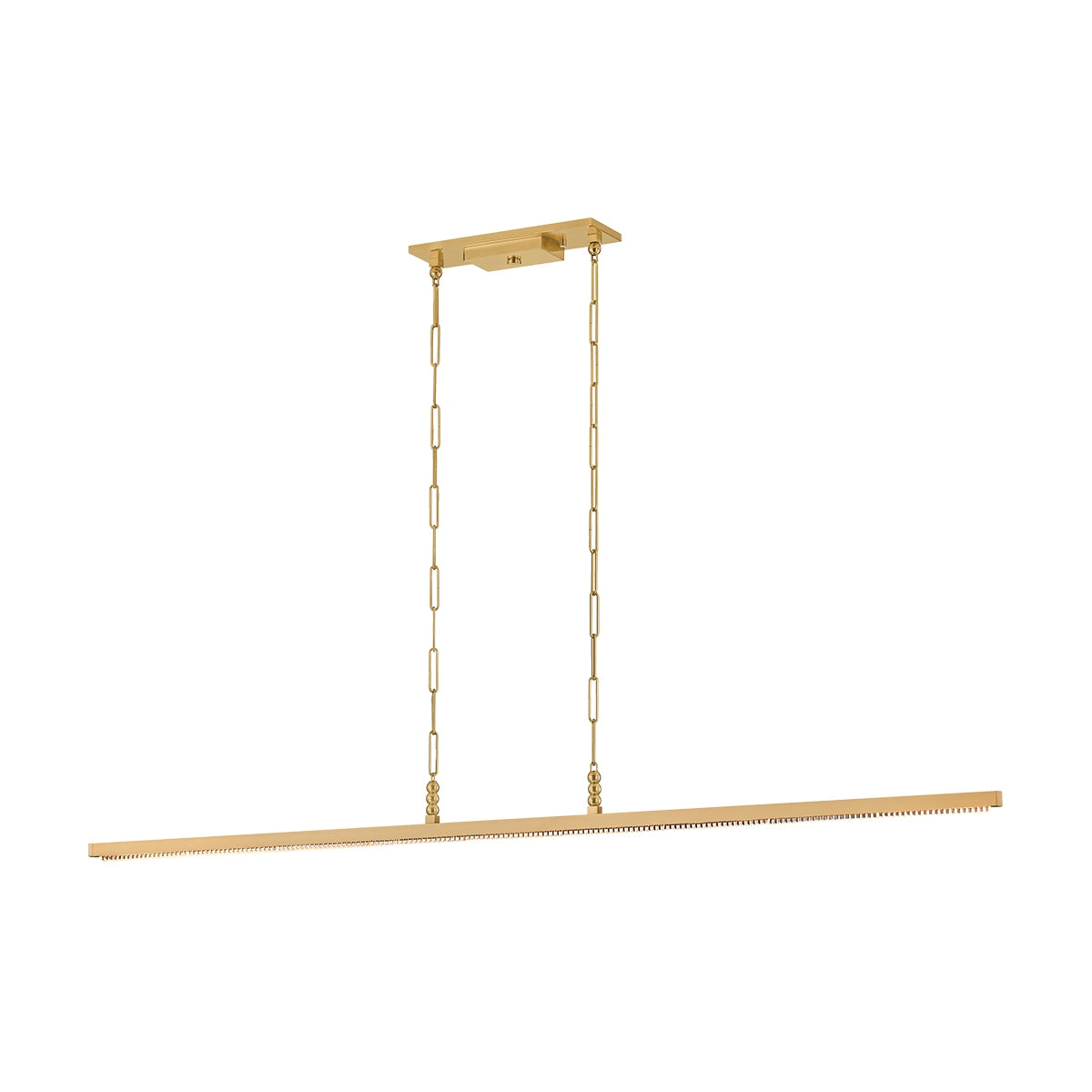 Corbett Lighting - 550-01-VB - LED Linear Pendant - Cortina - Vintage Brass