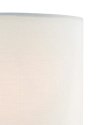 Currey and Company - 0454 - Shade - White Cotton Chandelier Shade - White Cotton