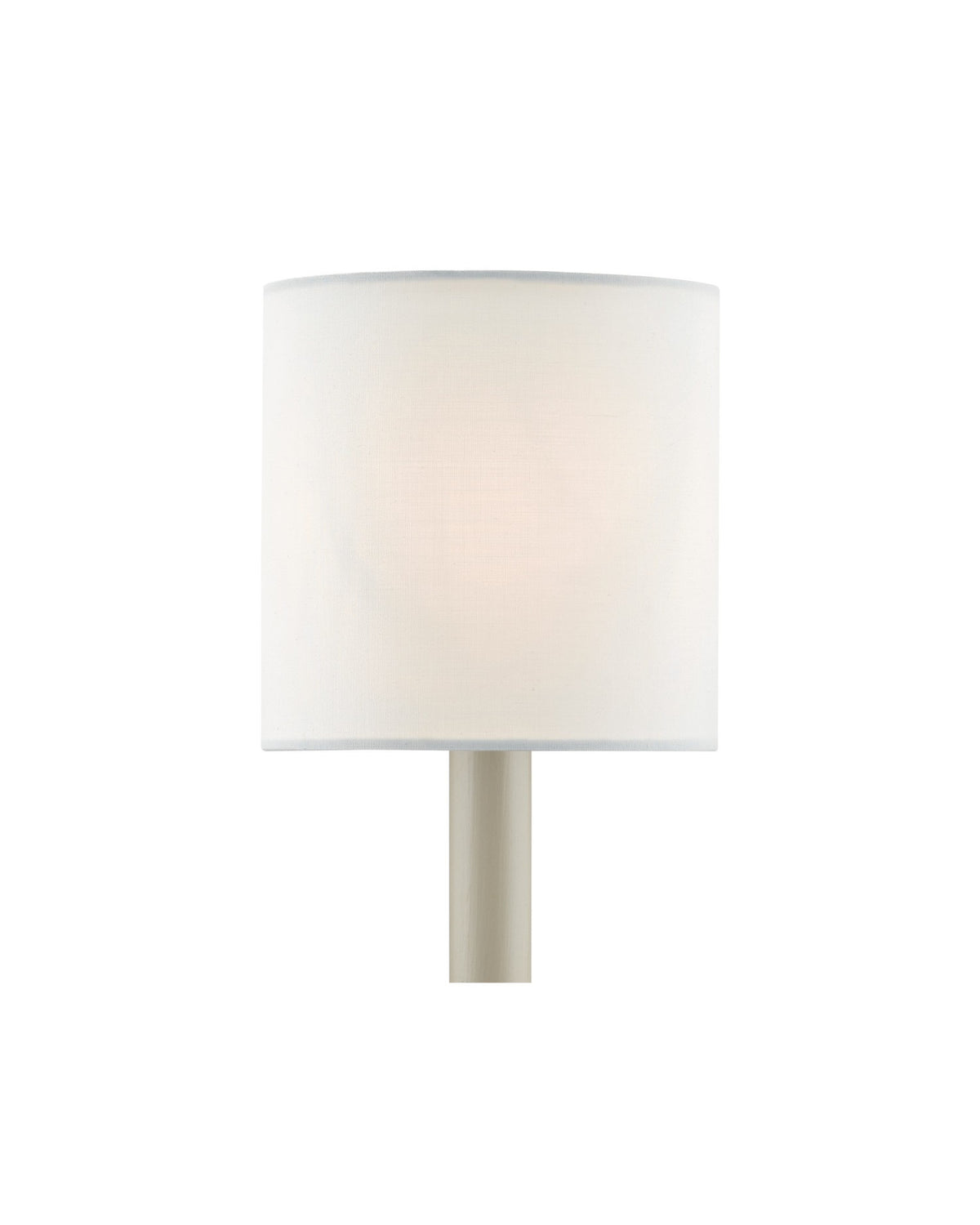 Currey and Company - 0454 - Shade - White Cotton Chandelier Shade - White Cotton