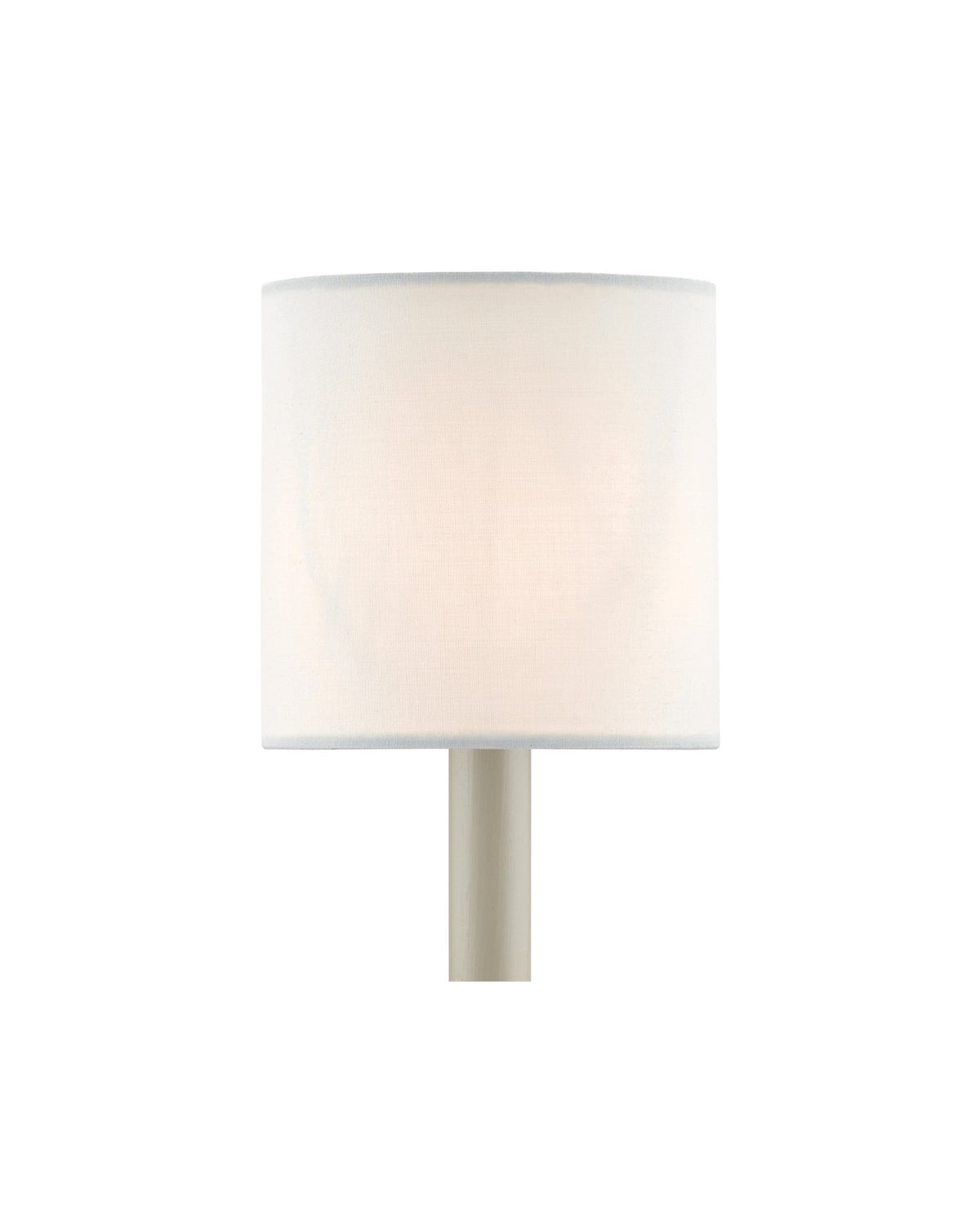 Currey and Company - 0455 - Shade - White Cotton Chandelier Shade - White Cotton