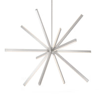 Kuzco Lighting - CH14356-BN-UNV - LED Chandelier - Sirius - Brushed Nickel