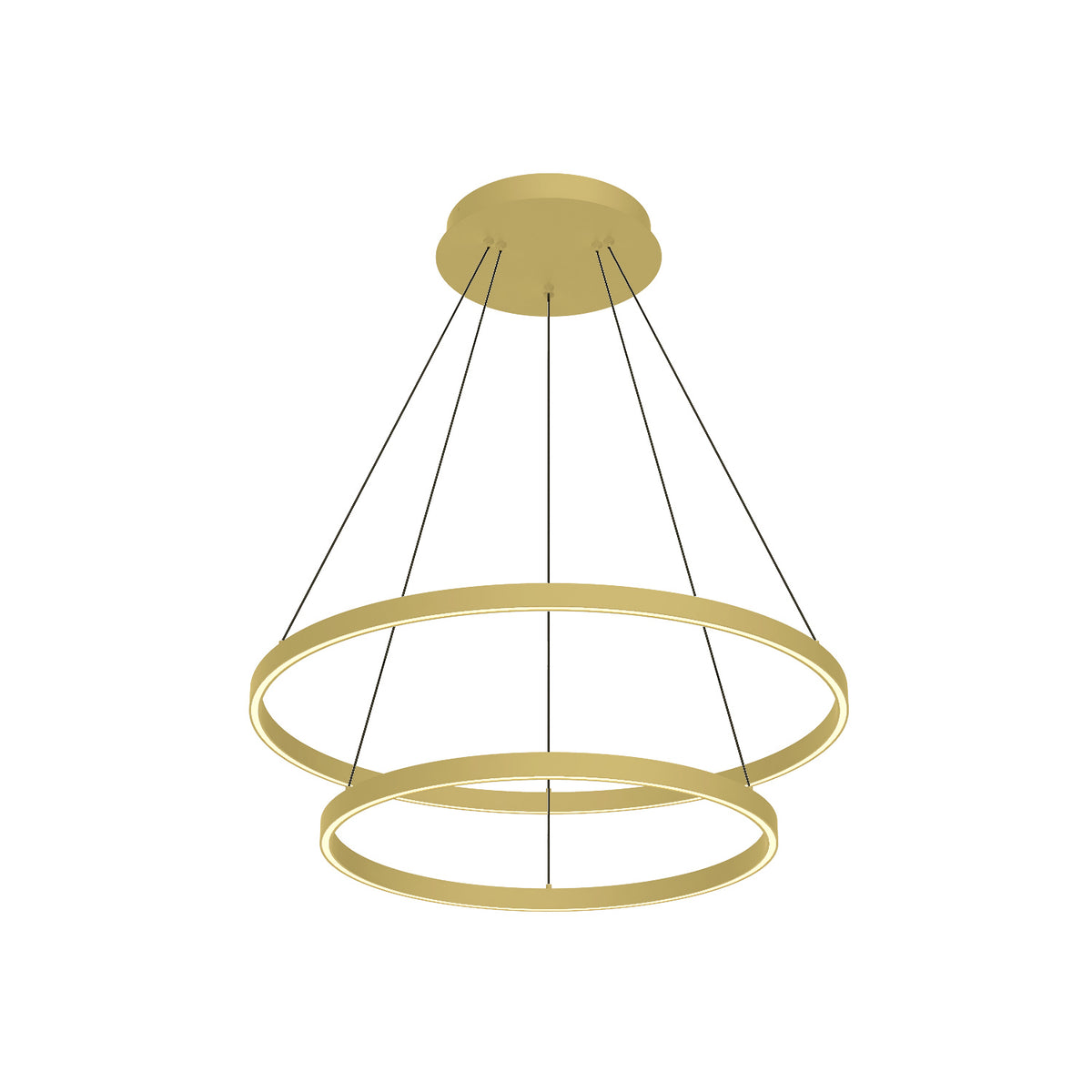 Kuzco Lighting - CH87832-BG-UNV-010 - LED Chandelier - Cerchio - Brushed Gold