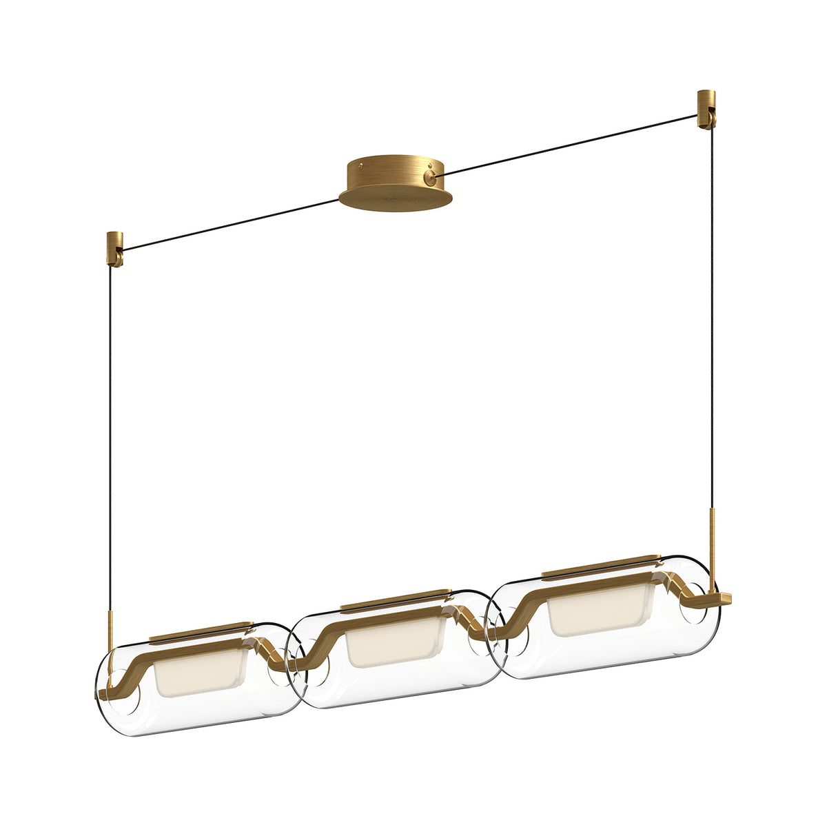 Kuzco Lighting - LP28543-BG-UNV - LED Linear Pendant - Hilo - Brushed Gold