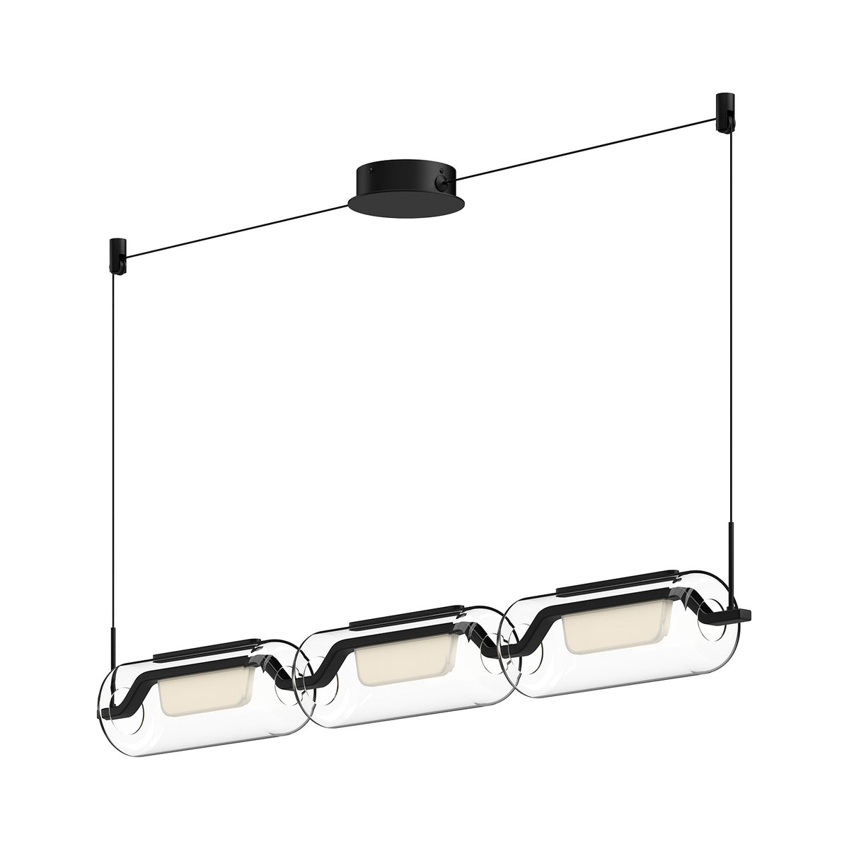 Kuzco Lighting - LP28543-BK-UNV - LED Linear Pendant - Hilo - Black