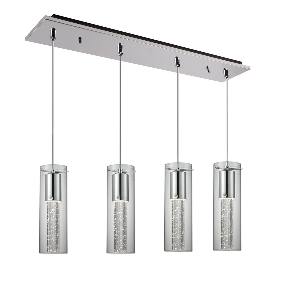 Kuzco Lighting - MP4401CH-04 - LED Pendant - Champagne - Chrome