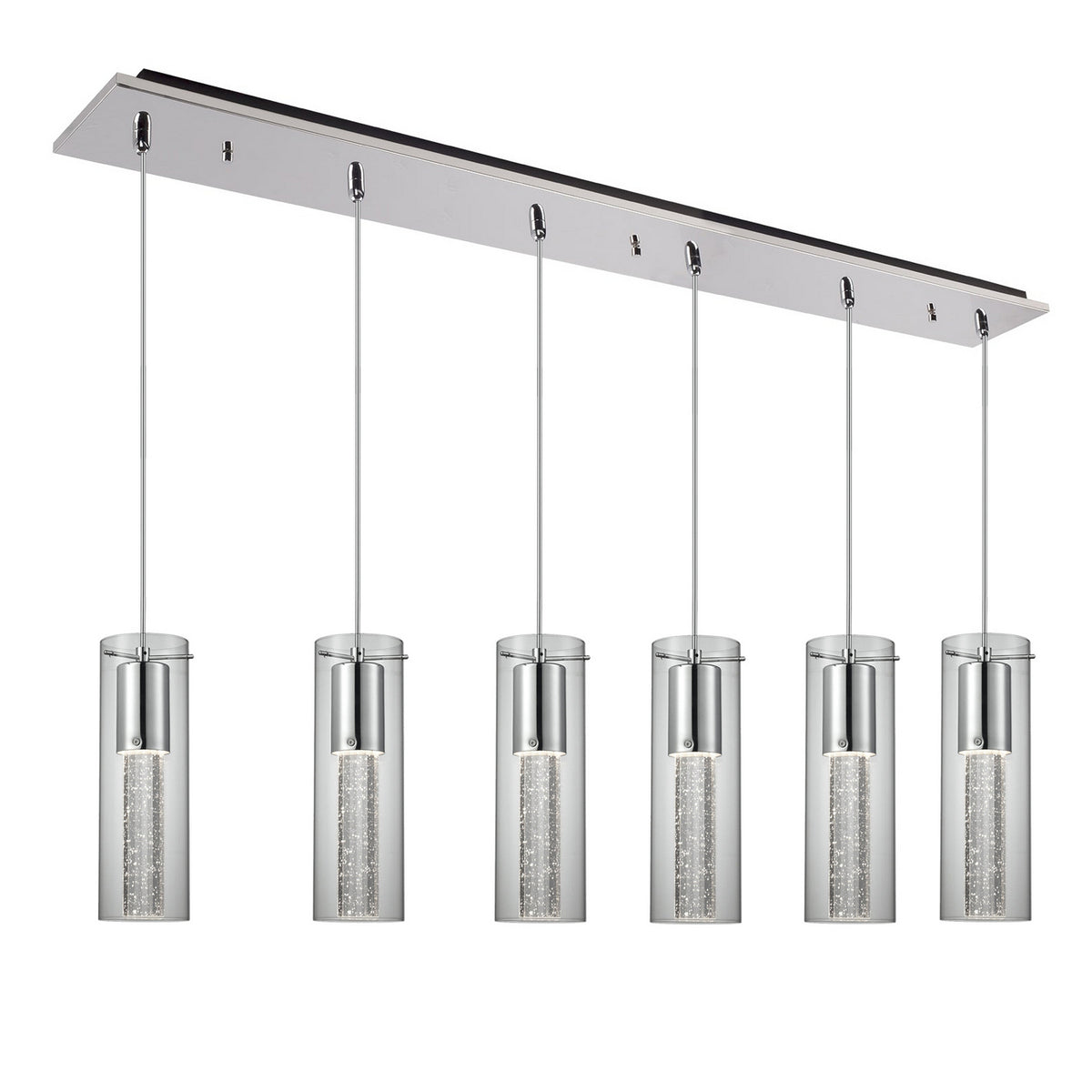 Kuzco Lighting - MP4401CH-06 - LED Pendant - Champagne - Chrome