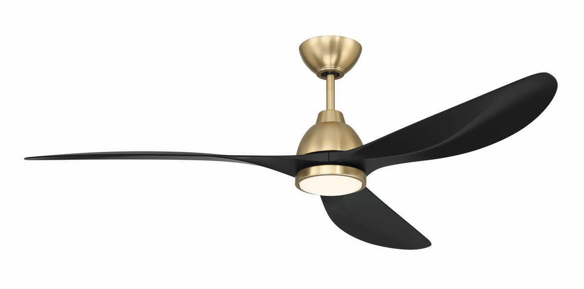 Craftmade - FRZ56SB3 - 52" Ceiling Fan - Frazier 56" 3-blade Indoor Ceiling Fan - Satin Brass