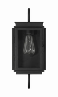 Craftmade - ZA7704-TB - One Light Outdoor Wall Lantern - Irving - Textured Black