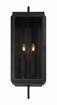 Craftmade - ZA7730-TB - Four Light Outdoor Wall Lantern - Irving - Textured Black