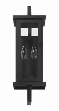Craftmade - ZA8000-TB - Two Light Outdoor Wall Lantern - Jordan - Textured Black