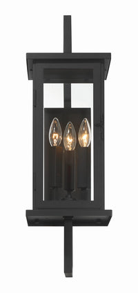 Craftmade - ZA8010-TB - Three Light Outdoor Wall Lantern - Jordan - Textured Black