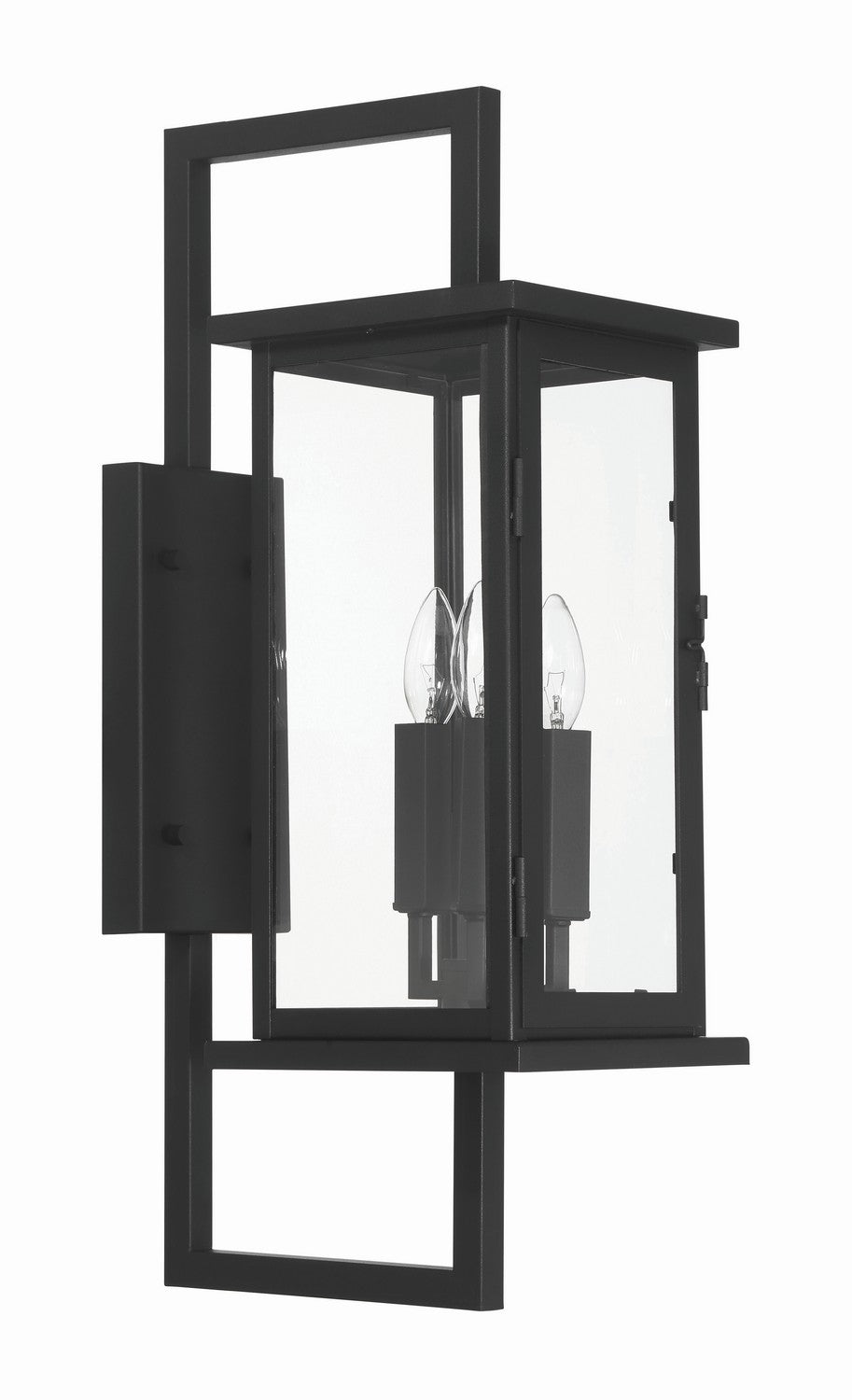 Craftmade - ZA8010-TB - Three Light Outdoor Wall Lantern - Jordan - Textured Black